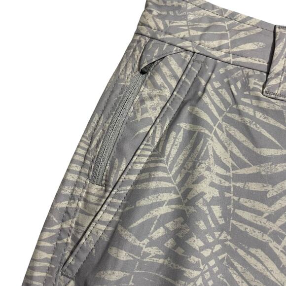 Margaritaville Mens Shorts Size 30 Gray Palm Tropical Stretch Golf Board Shorts - Picture 6 of 11
